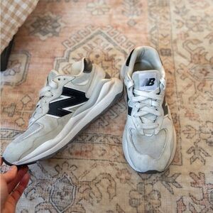 New Balance Gray and Black Athletic Shoes